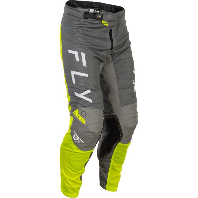 Pantalón FLY RACING Kinetic Mesh - Gris / Amarillo