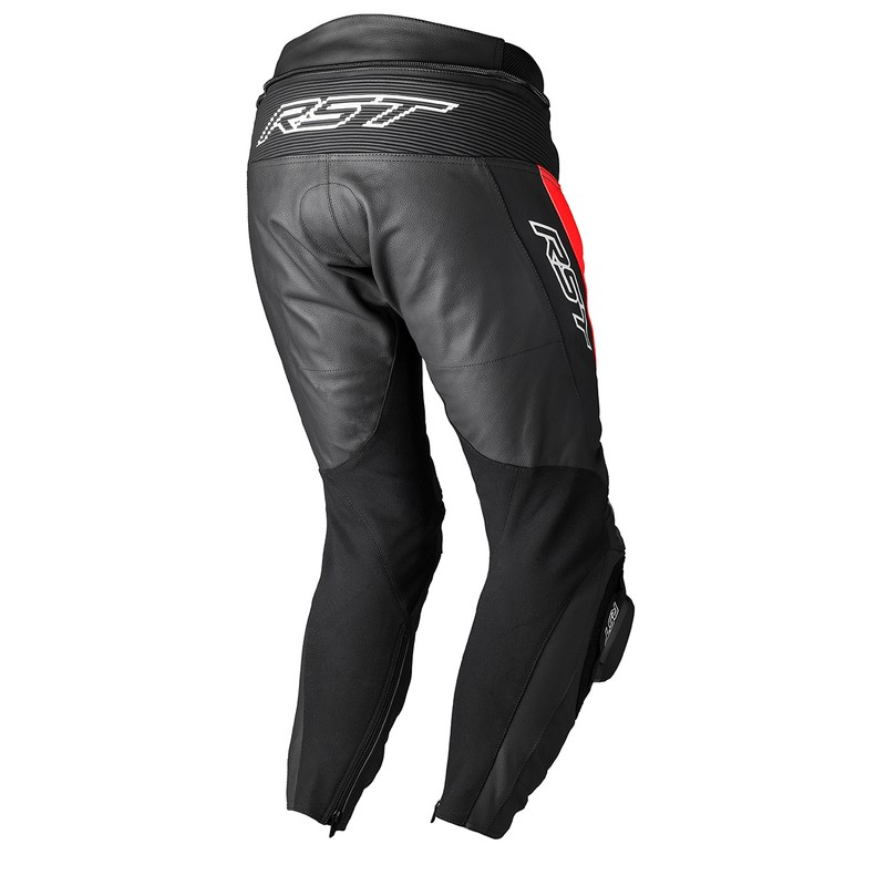 Pantalón de cuero RST TracTech Evo 5 CE hombre - Rojo / Negro / Blanco