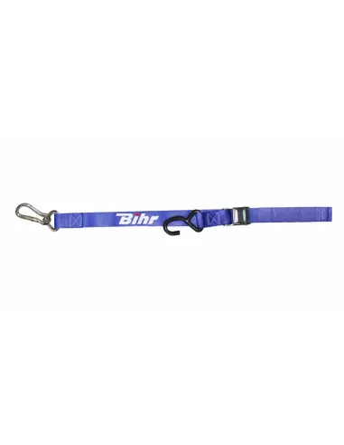 Correas con gancho mosquetón BIHR azul
