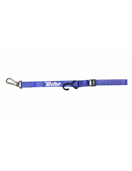 Correas con gancho mosquetón BIHR azul