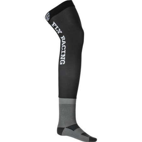 Calcetines para rodilleras FLY RACING Knee Brace - Negro / Gris / Blanco