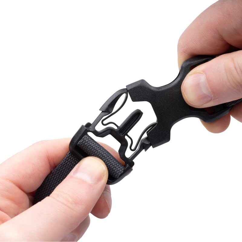 Kit de correas OXFORD Atlas B-Clip 26mm negro - 2 unidades