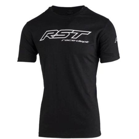 Camiseta Hombre RST Race Dept Logo - Negro