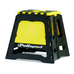 Caballete plegable de plástico Polisport amarillo 8981500001