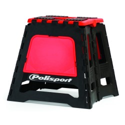 Caballete plegable de plástico Polisport rojo 8981500004