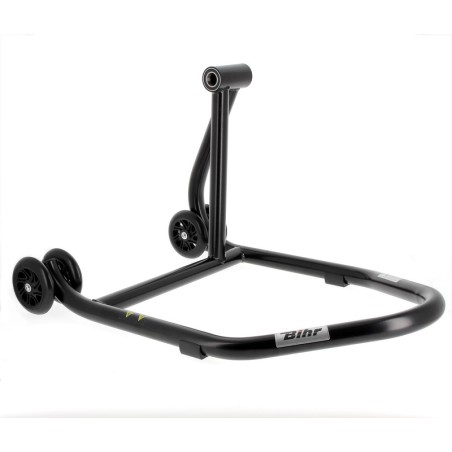 Caballete monobrazo derecho BIHR Home Track color negro mate y ruedas negras