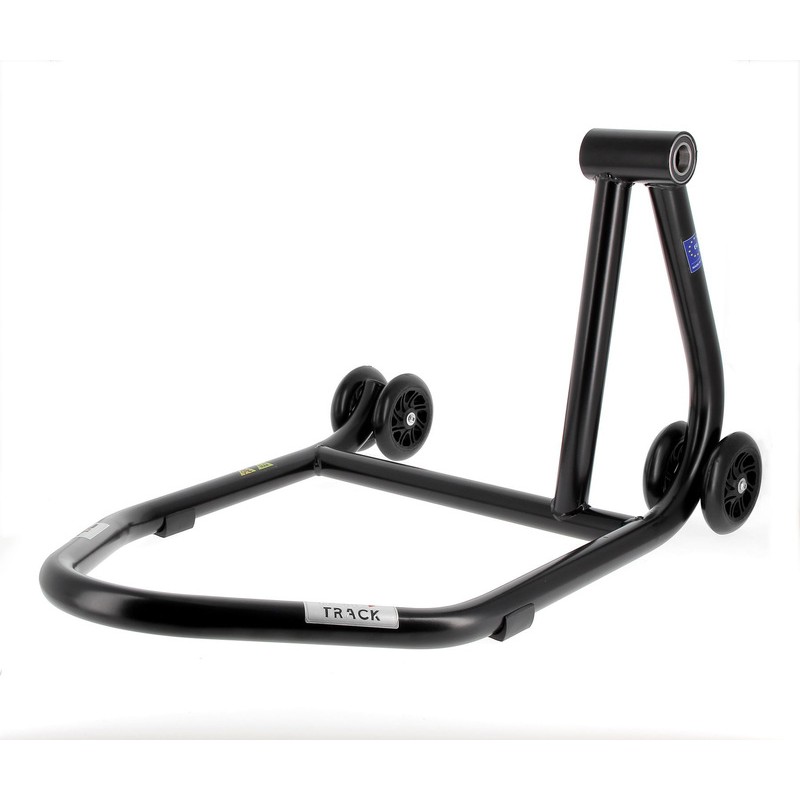 Caballete monobrazo derecho BIHR Home Track color negro mate y ruedas negras