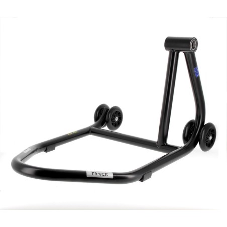 Caballete monobrazo derecho BIHR Home Track color negro mate y ruedas negras