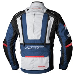 Chaqueta textil RST Pro Series Adventure-X CE hombre - Plata / Azul / Rojo 2