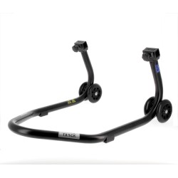 Caballete trasero BIHR Home Track soporte en "V" color negro mate y ruedas negras 2