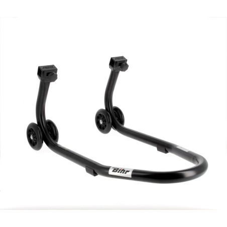 Caballete delantero BIHR Home Track color negro mate y ruedas negras