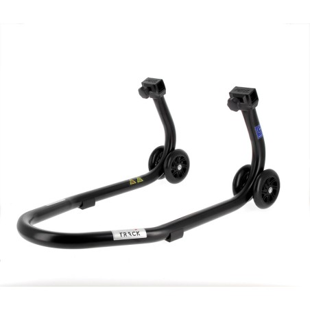 Caballete delantero BIHR Home Track color negro mate y ruedas negras