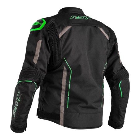 Chaqueta (Textil) RST S-1 Negro/Gris/Verde Neon, 50 EU/Talla S