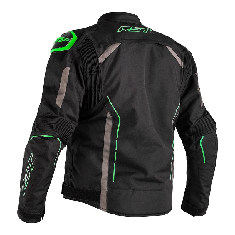 Chaqueta (Textil) RST S-1 Negro/Gris/Verde Neon, 52 EU/Talla M
