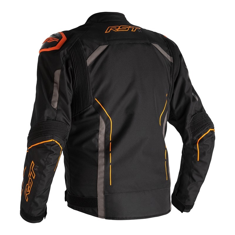 Chaqueta (Textil) RST S-1 Negro/Gris/Naranja, 56 EU/Talla XL