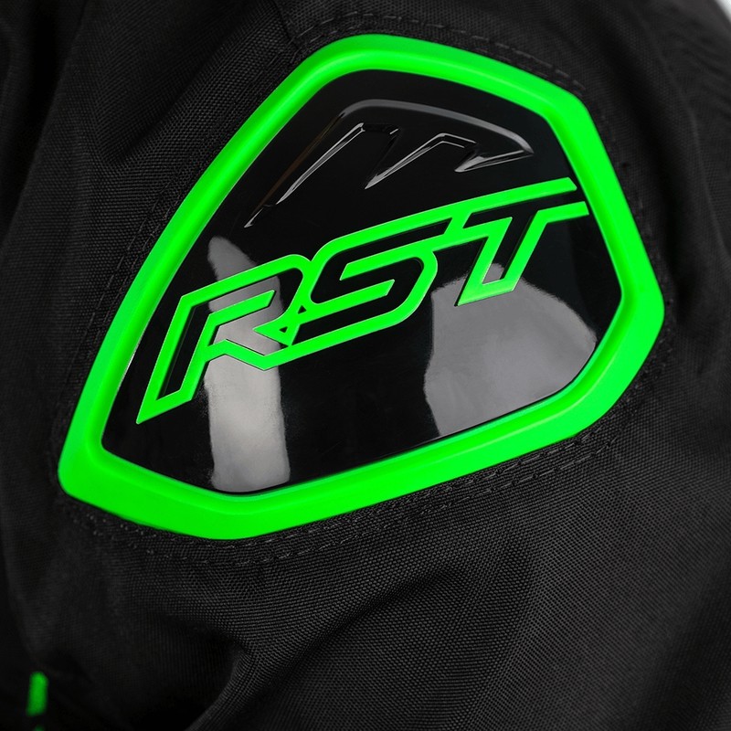 Chaqueta (Textil) RST S-1 Negro/Gris/Verde Neon, 60 EU/Talla 3XL
