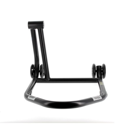 Caballete monobrazo izquierdo BIHR Home Track color negro mate y ruedas negras