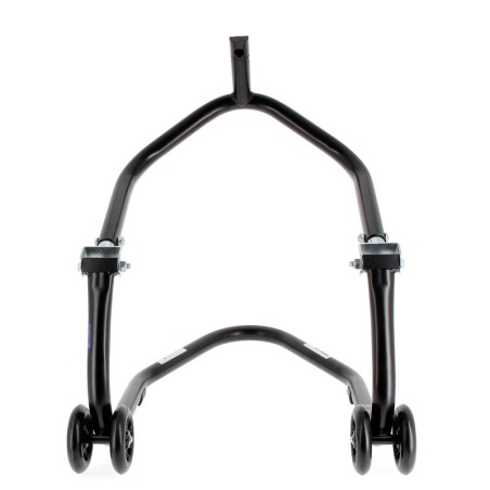 Caballete delantero al chasis BIHR Home Track color negro mate y ruedas negras