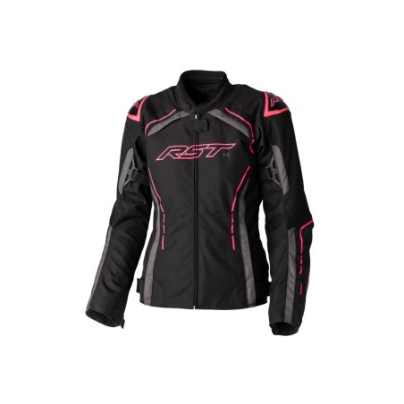 Chaqueta Textil (Mujer) RST S-1 CE Rosa Flúor, Talla 16/XL
