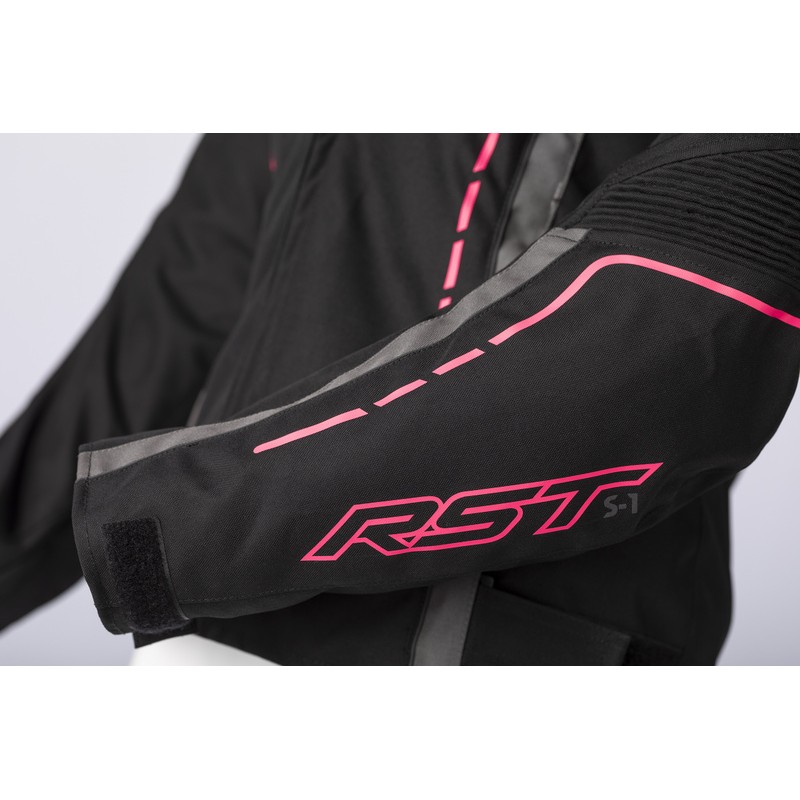 Chaqueta Textil (Mujer) RST S-1 CE Rosa Flúor, Talla 20/3XL