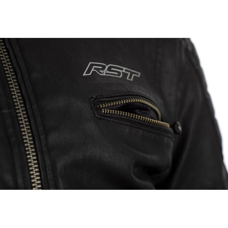 Chaqueta textil reforzada con aramida RST Brixton CE mujer - Negro