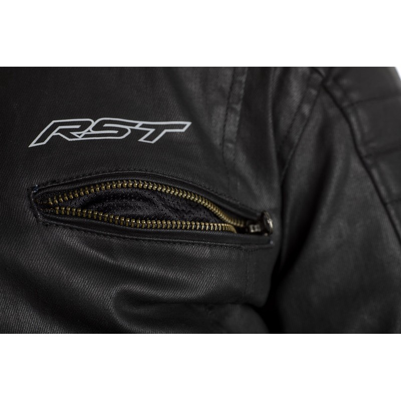 Chaqueta textil reforzada con aramida RST Brixton CE mujer - Negro