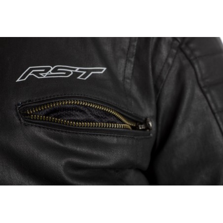 Chaqueta textil reforzada con aramida RST Brixton CE mujer - Negro