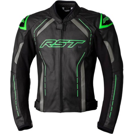 Chaqueta de Piel (Hombre) RST S-1 CE Verde, Talla EU54/L