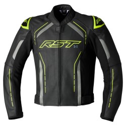 Chaqueta RST S1 cuero hombre - Amarillo  Flúor