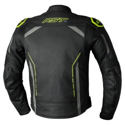 Chaqueta RST S1 cuero hombre - Amarillo  Flúor 2