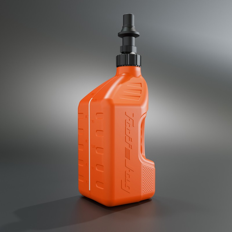 Garrafa de gasolina TUFF JUG naranja con tapón Ripper G3 - 2,5G/10L
