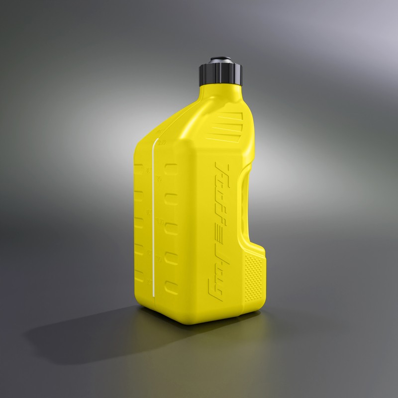 Garrafa de gasolina TUFF JUG amarillo con tapón Ripper G3 - 2,5G/10L