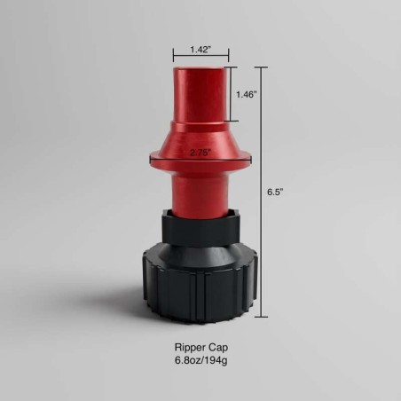 Garrafa de gasolina TUFF JUG rojo con tapón Ripper G3 - 2,5G/10L