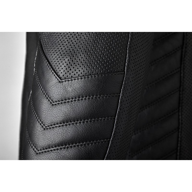 Chaqueta de cuero RST Roadster Air CE hombre - Negro