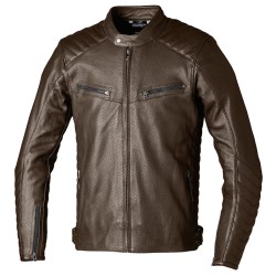 Chaqueta de cuero RST Roadster Air CE hombre - Marrón