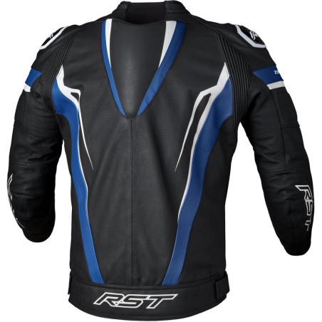 Chaqueta de cuero RST TracTech Evo 5 CE hombre - Azul / Negro / Blanco