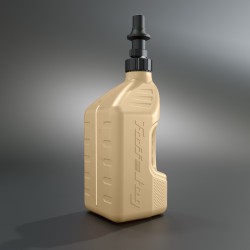 Garrafa de gasolina TUFF JUG beige con tapón Ripper G3 - 2,5G/10L 2