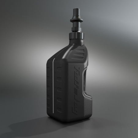 Garrafa de gasolina TUFF JUG negro con tapón Ripper G3 - 2,5G/10L