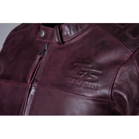 Chaqueta RST Brandish2 cuero CE hombre - Oxblood