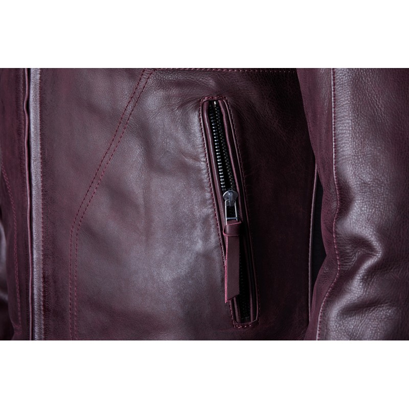 Chaqueta RST Brandish2 cuero CE hombre - Oxblood