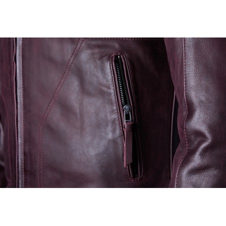 Chaqueta RST Brandish2 cuero CE hombre - Oxblood