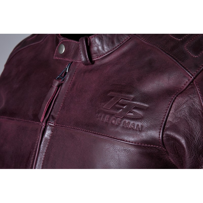 Chaqueta RST Brandish2 cuero CE hombre - Oxblood