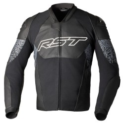 Chaqueta de cuero RST Pro Series Supersport-K CE hombre - Negro / Gris