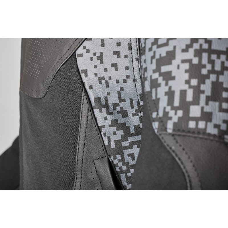 Chaqueta de cuero RST Pro Series Supersport-K CE hombre - Negro / Gris