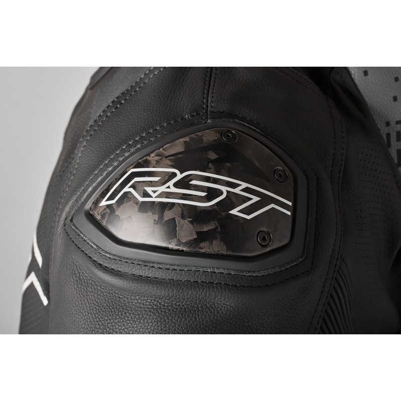 Chaqueta de cuero RST Pro Series Supersport-K CE hombre - Negro / Gris