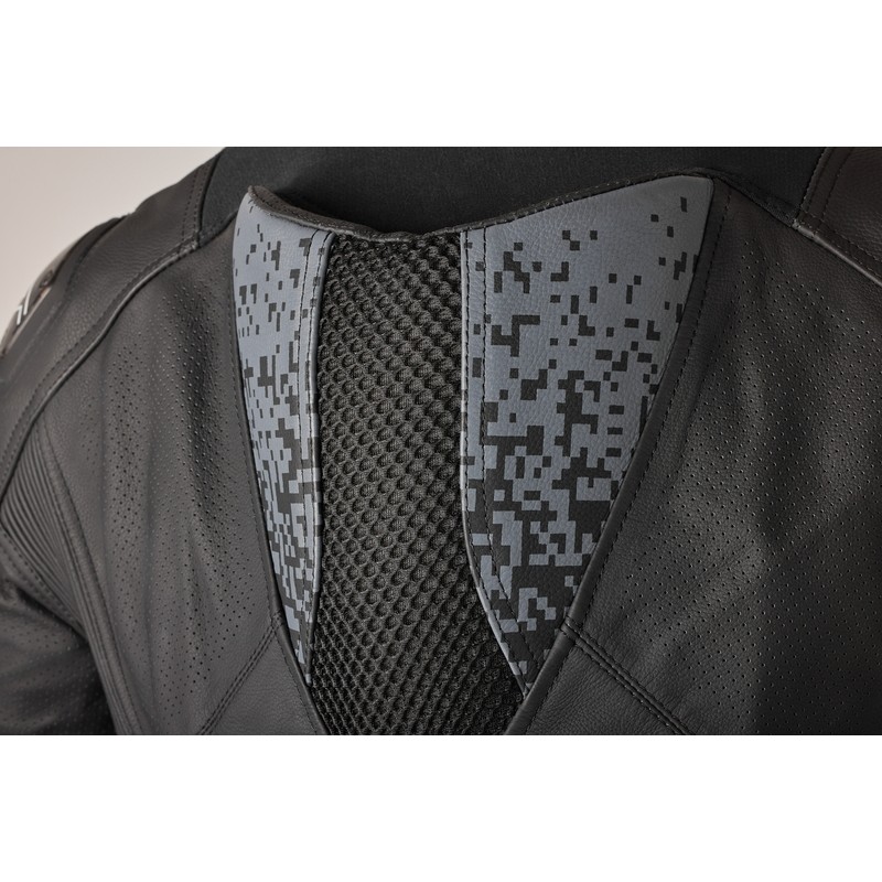 Chaqueta de cuero RST Pro Series Supersport-K CE hombre - Negro / Gris