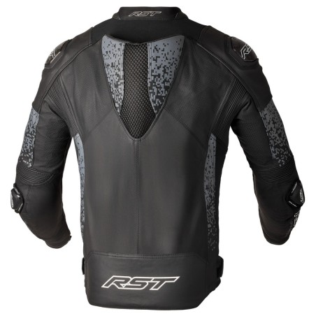 Chaqueta de cuero RST Pro Series Supersport-K CE hombre - Negro / Gris