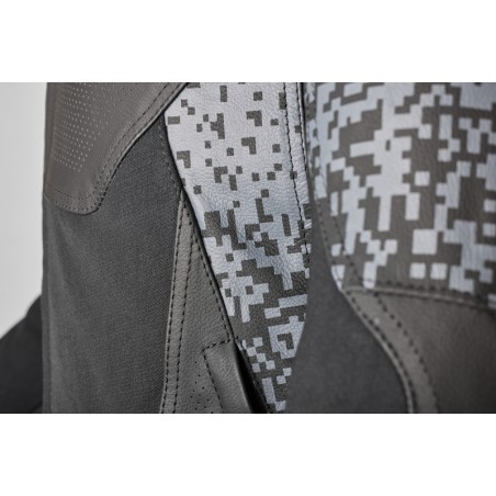 Chaqueta de cuero RST Pro Series Supersport-K CE hombre - Negro / Gris