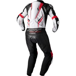 Mono de piel RST V4.1 Evo Kangaroo Airbag CE hombre - Bianco/Rojo/Negro 2