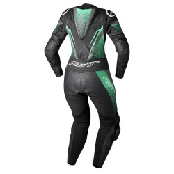 Mono de piel RST TracTech Evo 5 CE mujer - Negro / Aqua / Gris 2